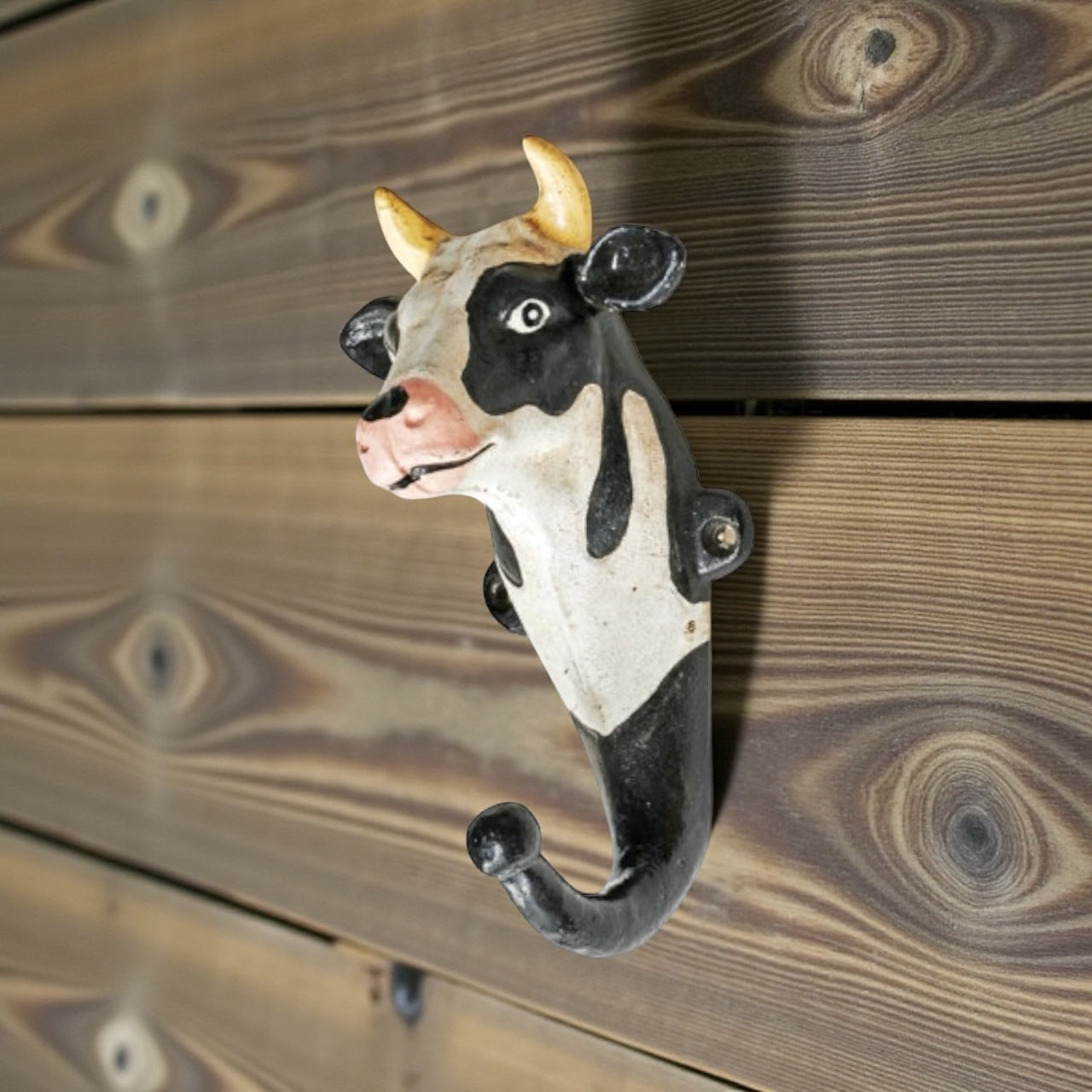 Cow Hook Key Rack Vintage Country Cast Iron