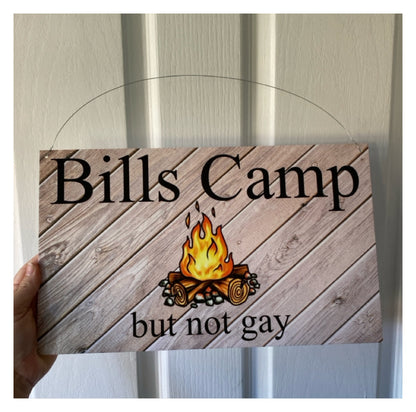 Custom Personalised Timber Rustic Deck Wood Sign