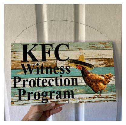 Chicken Hen Mexican Custom Sign