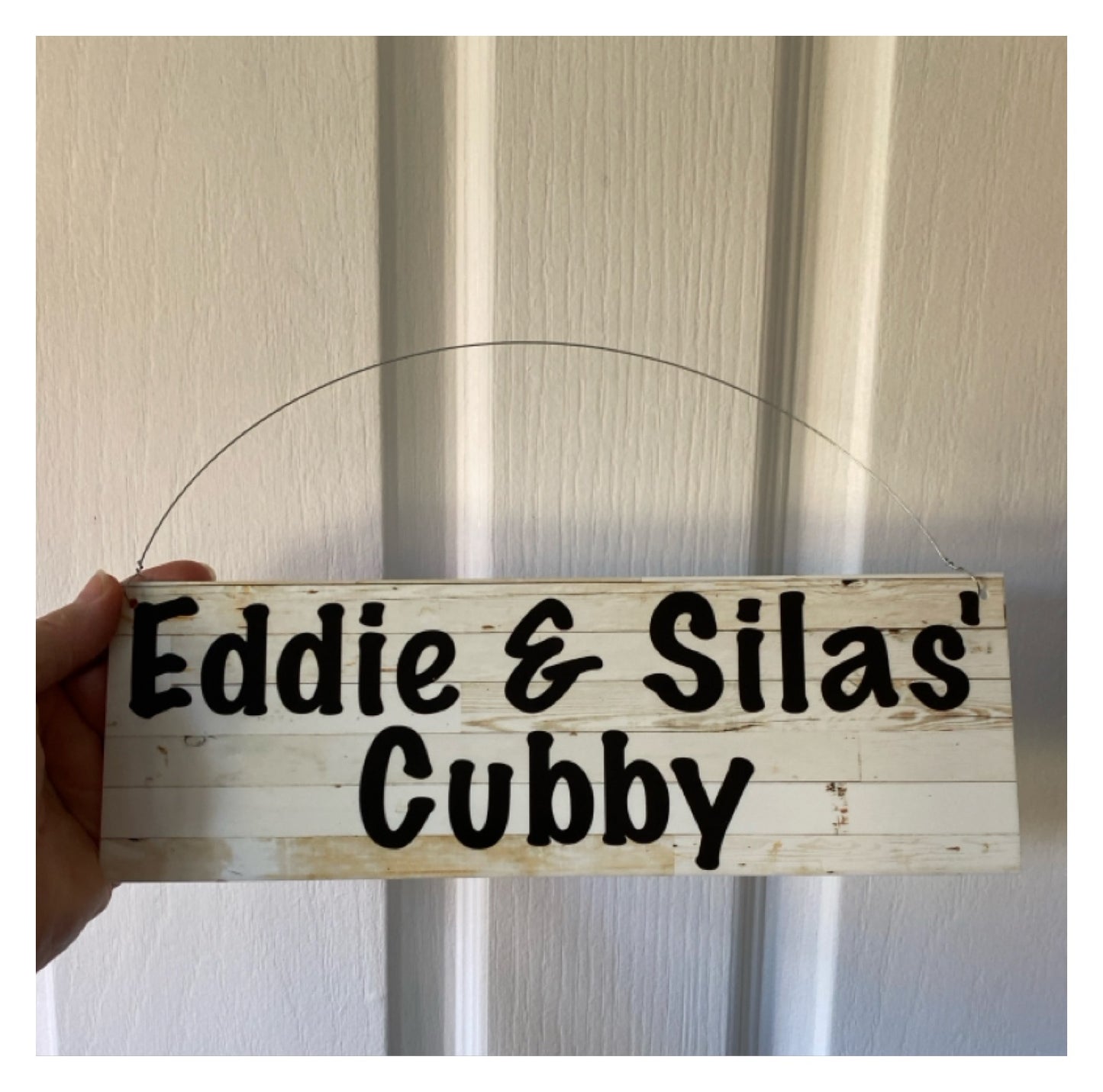 Cubby House Custom Personalised Kids Name Sign
