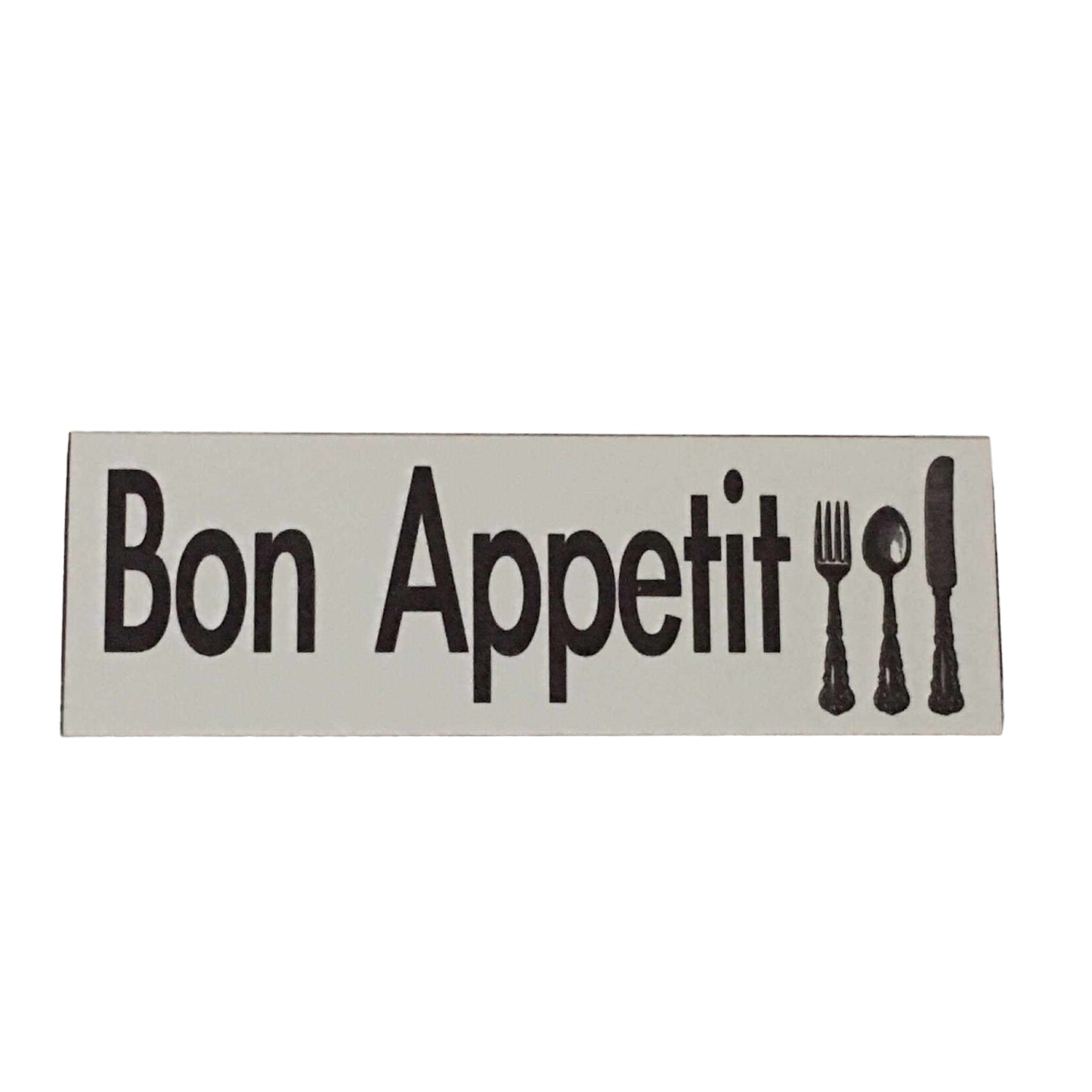 Bon Appetit With Cutlery Sign - The Renmy Store Homewares & Gifts 