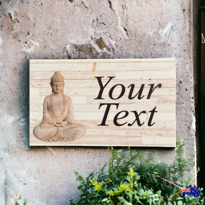 Buddha Japanese Custom Sign - The Renmy Store Homewares & Gifts 