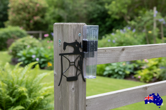 Rain Gauge Stake Wall Sewing Machine Vintage