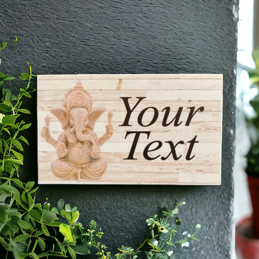Buddha Ganesha Elephant Custom Sign