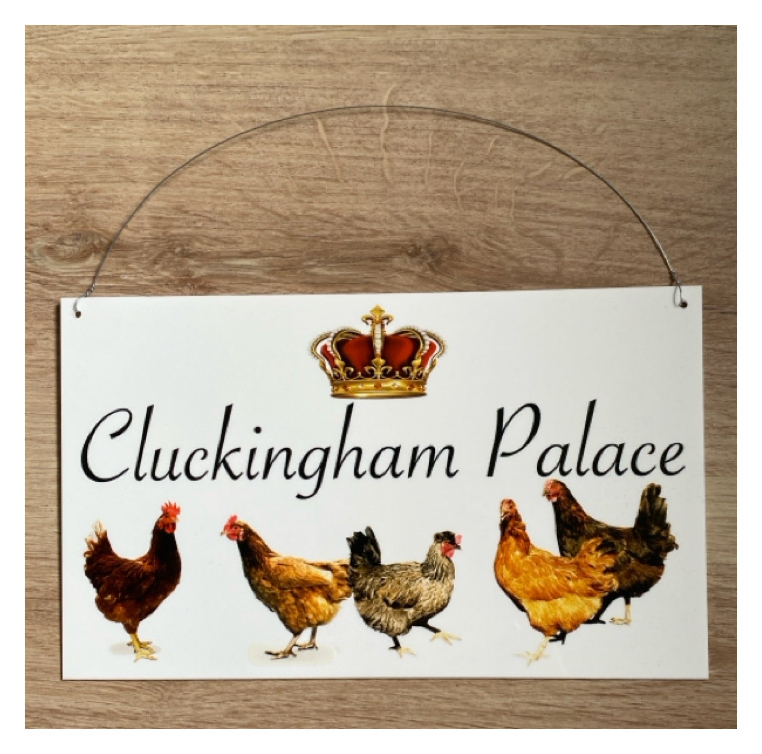 Cluckingham Palace Chicken Coop Sign - The Renmy Store Homewares & Gifts 