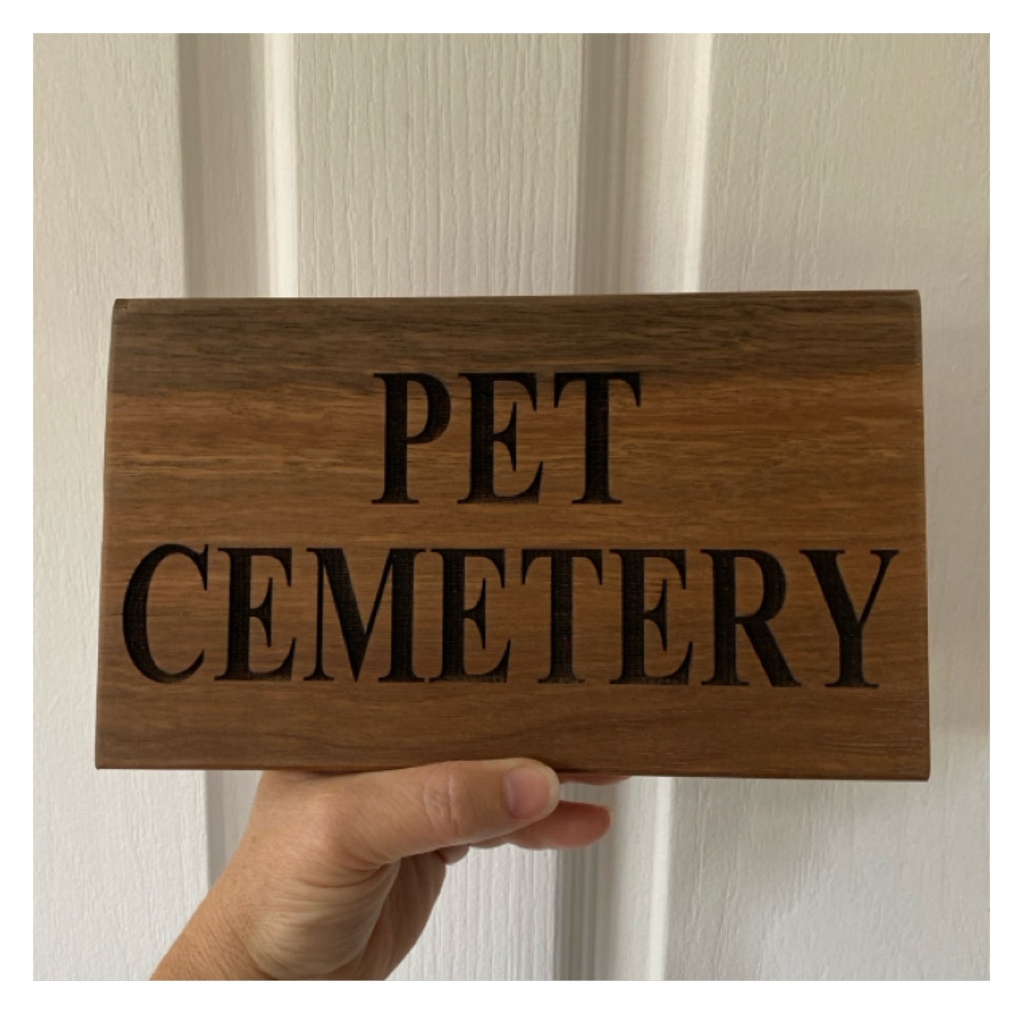 Hardwood Timber Wood Custom Personalised Sign