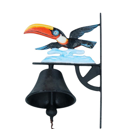 Doorbell Toucan Guinness Bird Vintage Rustic Cast Iron