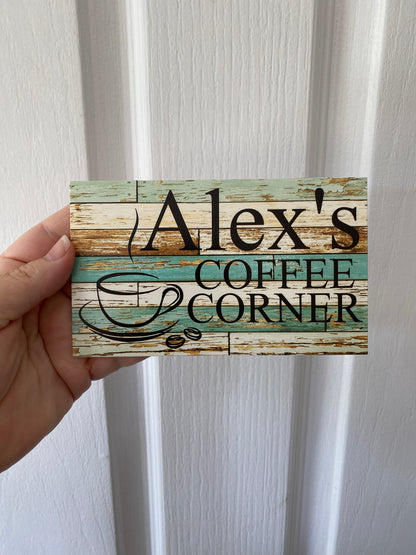Coffee Cafe Custom Sign | Personalised Wording Acrylic Signage Australia