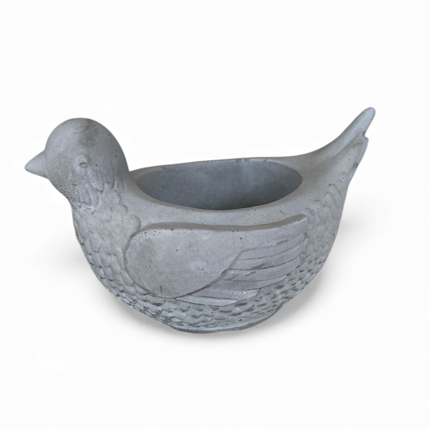 Planter Pot Pigeon Bird Aussie Handmade Concrete
