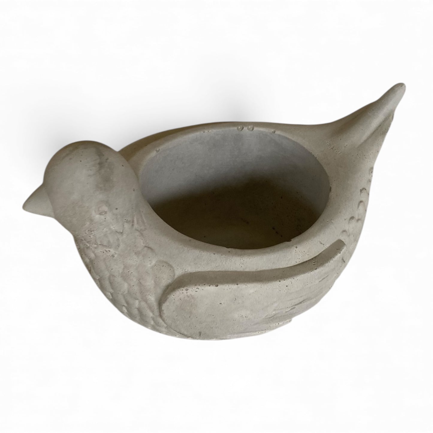 Planter Pot Pigeon Bird Aussie Handmade Concrete