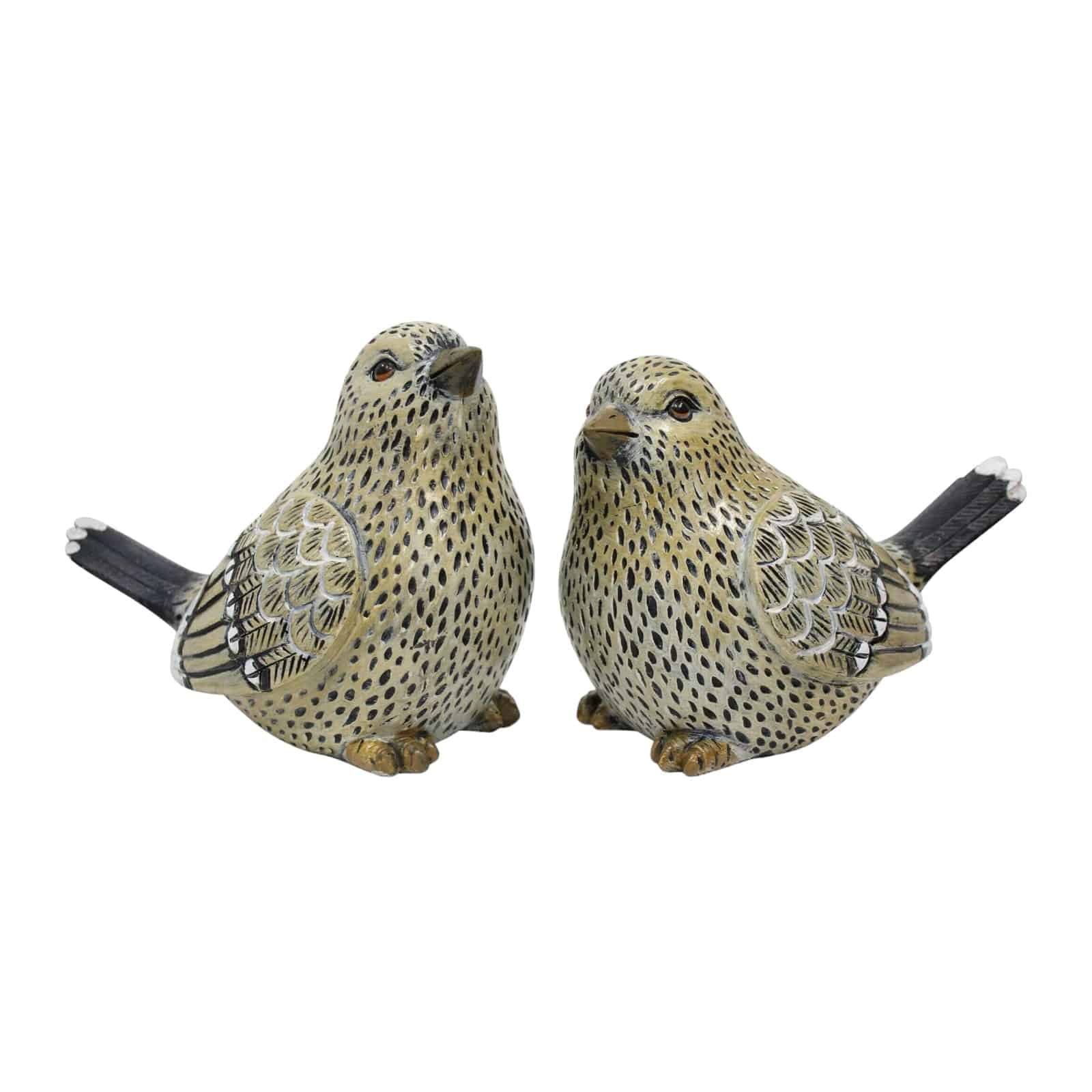 Bird Woodland Set of 2 Ornament - The Renmy Store Homewares & Gifts 