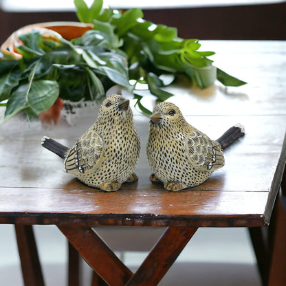 Bird Woodland Set of 2 Ornament - The Renmy Store Homewares & Gifts 