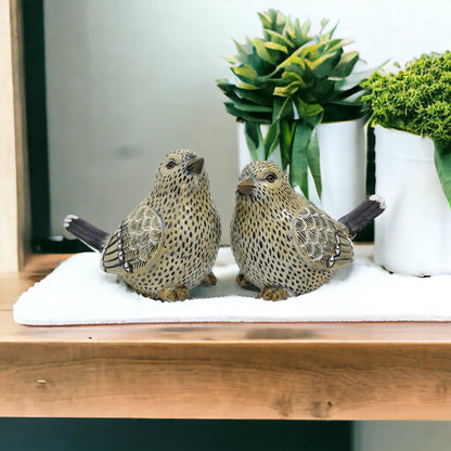 Bird Woodland Set of 2 Ornament - The Renmy Store Homewares & Gifts 