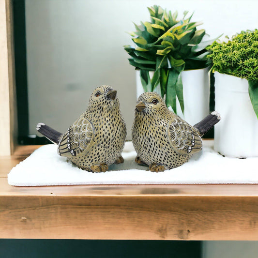 Bird Woodland Set of 2 Ornament - The Renmy Store Homewares & Gifts 