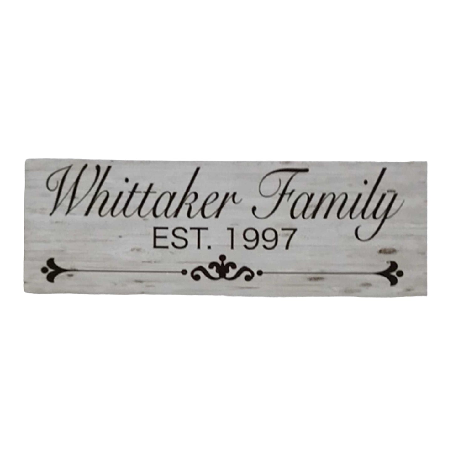 Family Name Custom Personalised Vintage Sign - The Renmy Store Homewares & Gifts 