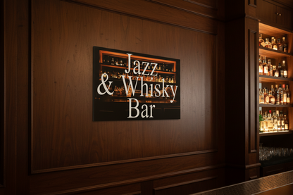 Jazz Whisky Bar Custom Personalised Sign