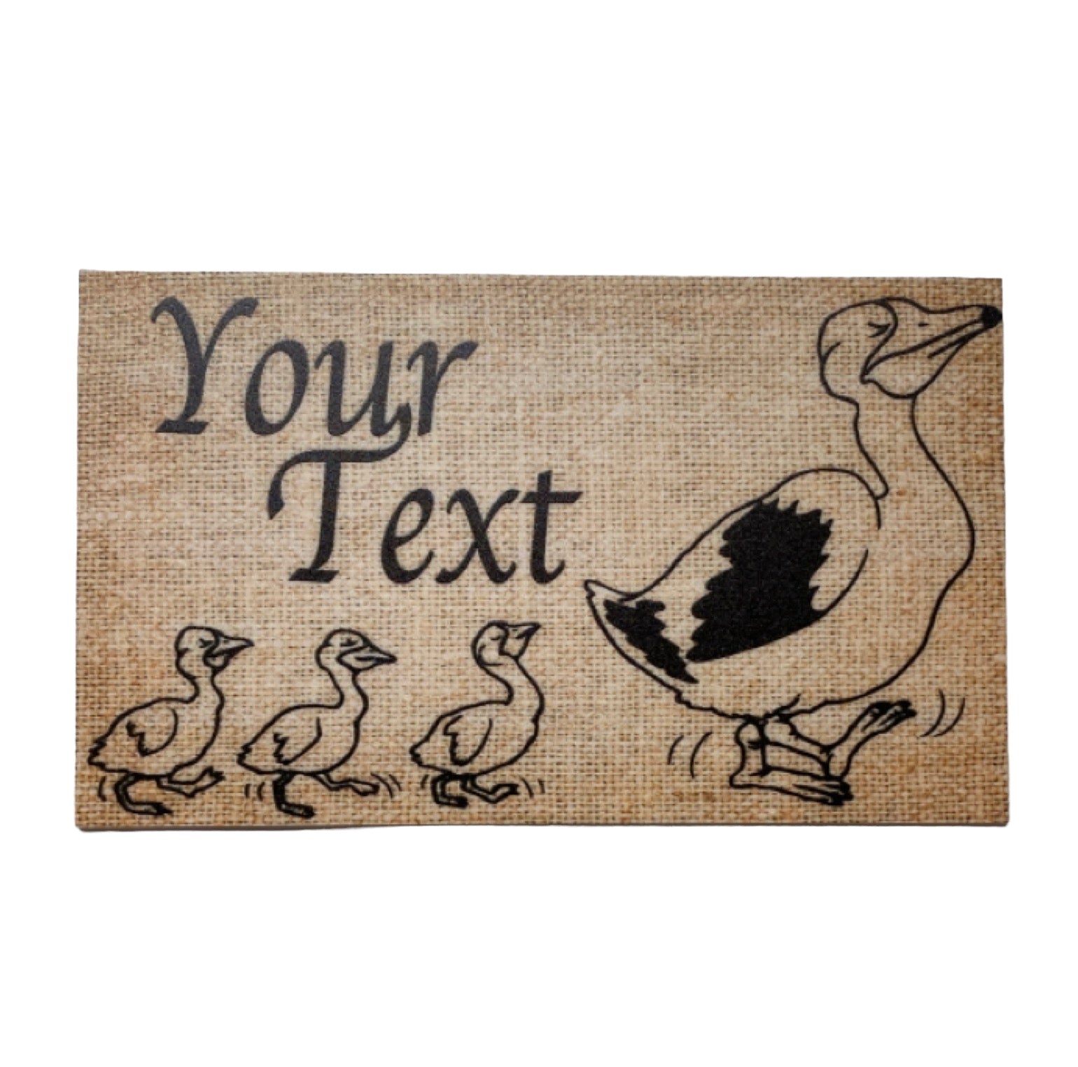 Duck Ducks Family Custom Personalised Sign - The Renmy Store Homewares & Gifts 