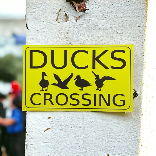 Ducks Crossing Sign - The Renmy Store Homewares & Gifts 