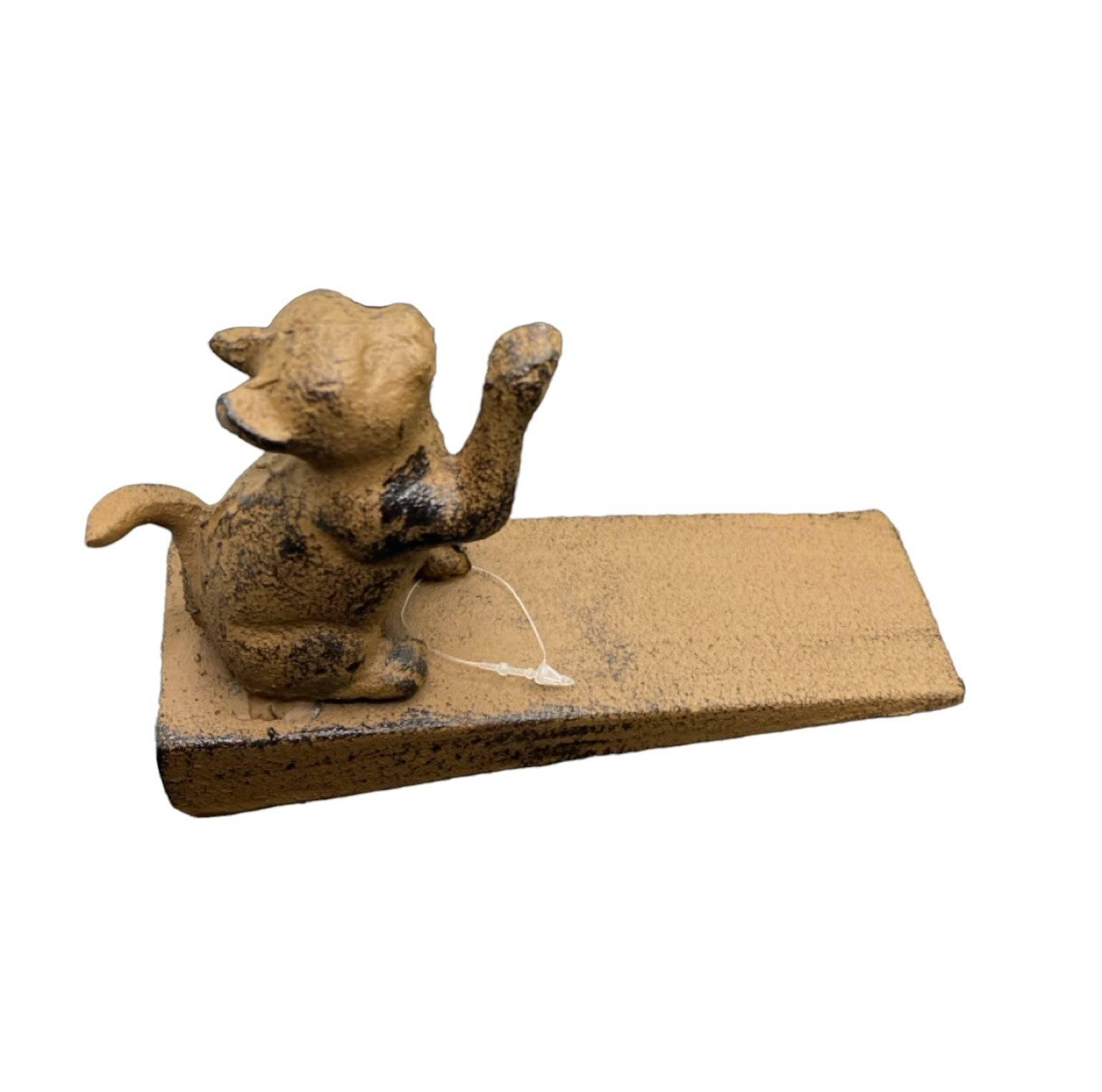 Door Stop Wedge Iron Cat Kitty Cutie - The Renmy Store Homewares & Gifts 