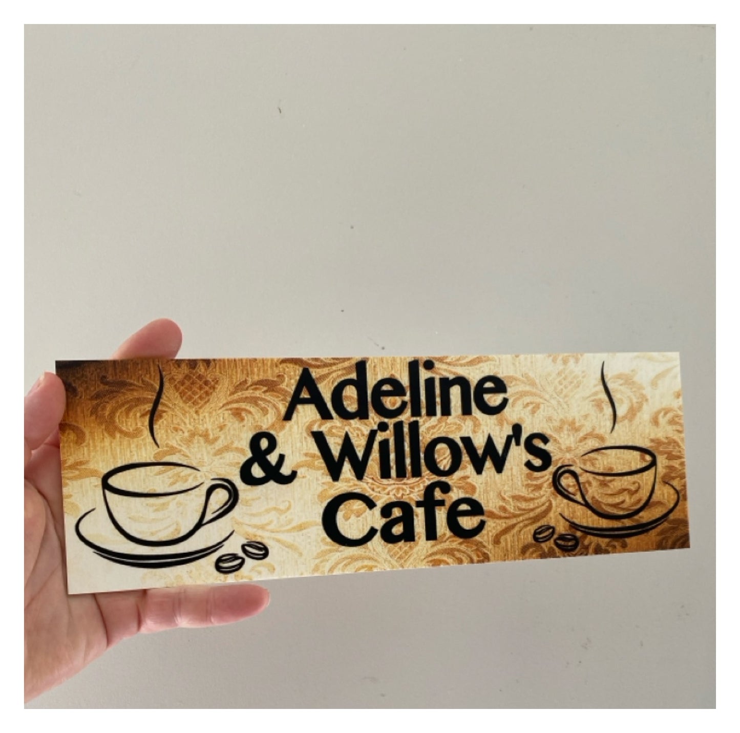 Custom Personalised Café Vintage Coffee Sign - The Renmy Store Homewares & Gifts 