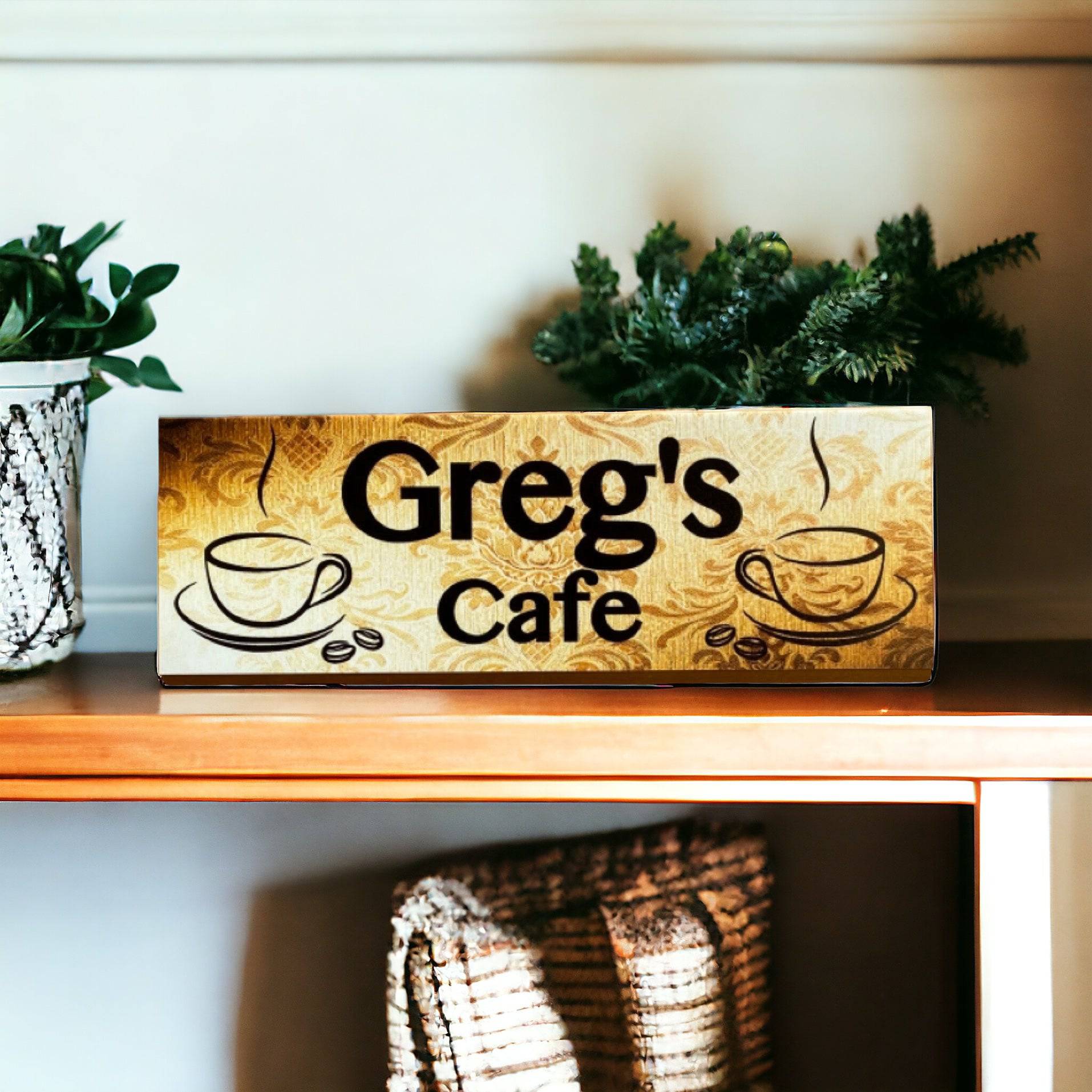 Custom Personalised Café Vintage Coffee Sign - The Renmy Store Homewares & Gifts 