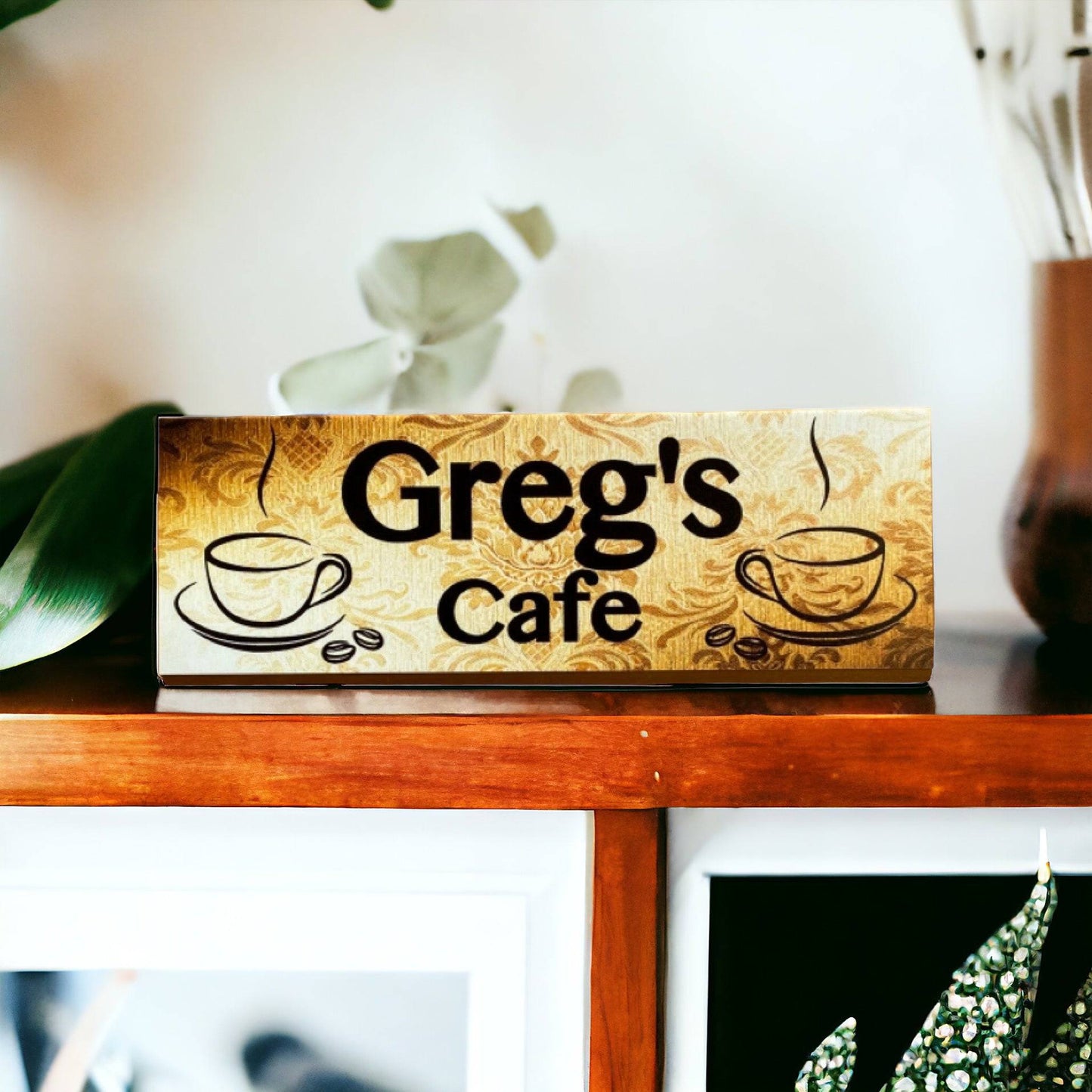 Custom Personalised Café Vintage Coffee Sign - The Renmy Store Homewares & Gifts 