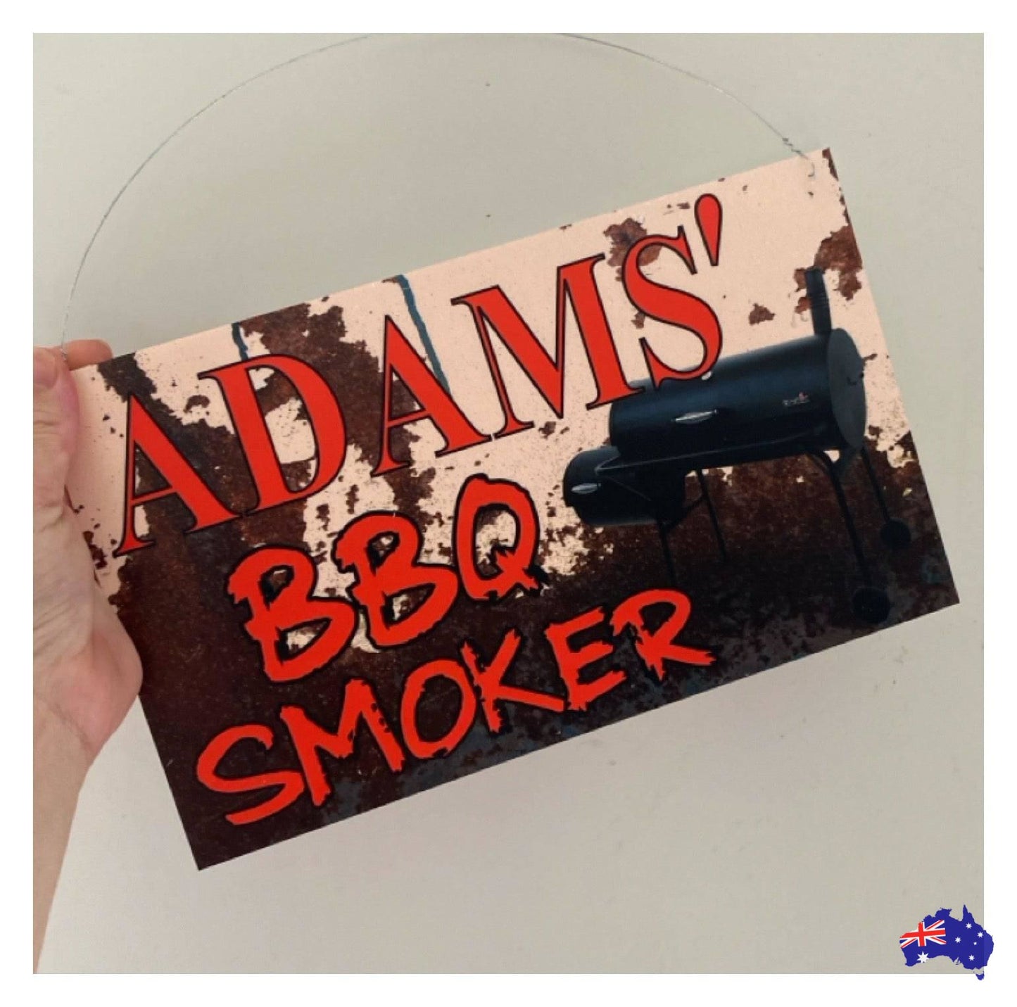 BBQ Smoker Custom Personalised Sign - The Renmy Store Homewares & Gifts 