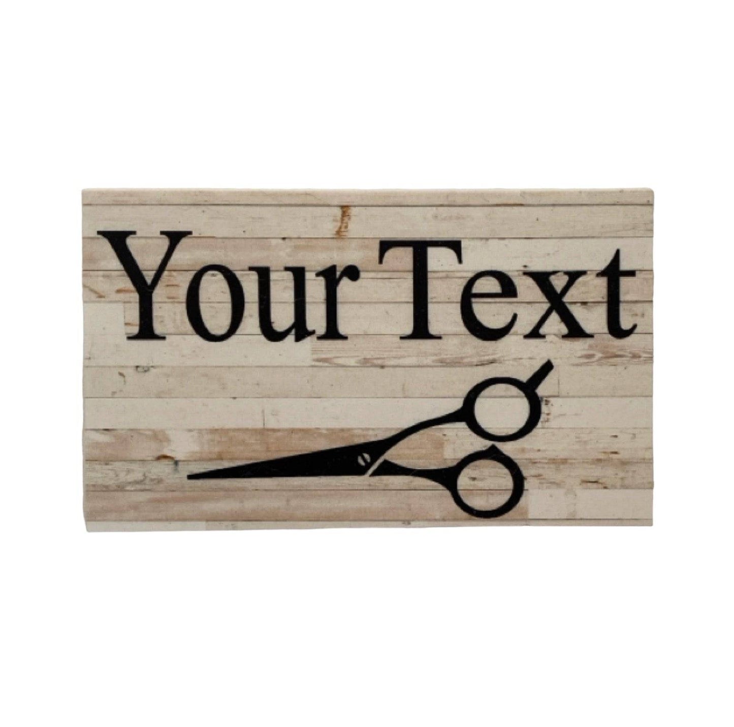 Scissors Hairdresser Barber Tailor Custom Personalised Sign - The Renmy Store Homewares & Gifts 