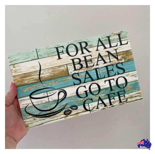 Coffee Café Personalised Custom Sign - The Renmy Store Homewares & Gifts 