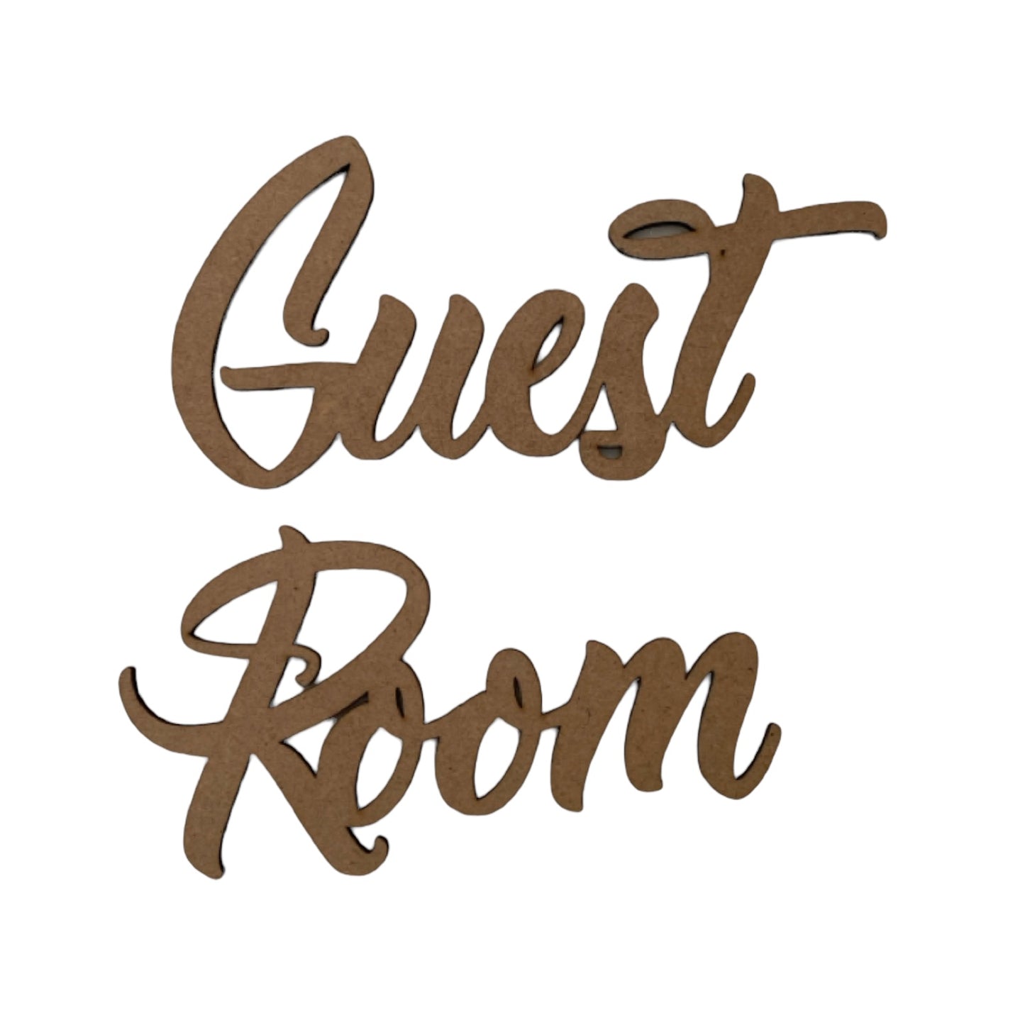 Guest Room Door Word Sign MDF DIY Wooden