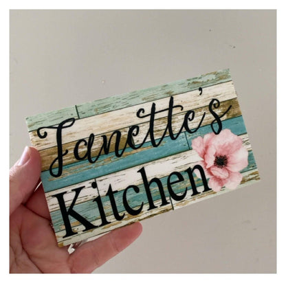 Kitchen Vintage Custom Personalised Sign - The Renmy Store Homewares & Gifts 