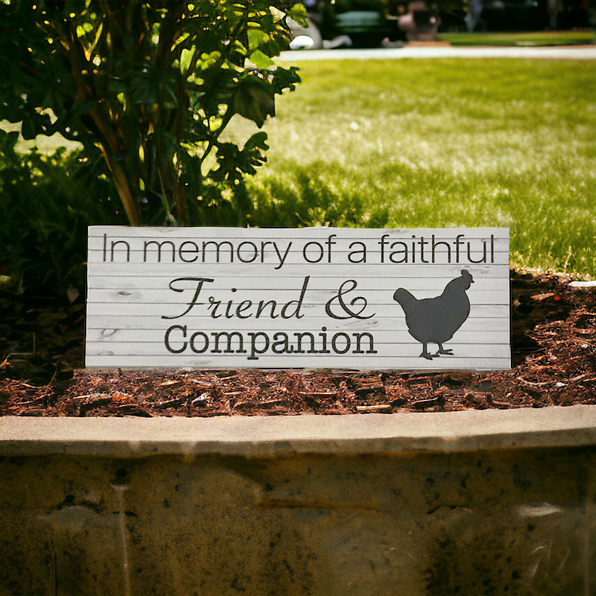 RIP Chicken Memorial Garden Sign - The Renmy Store Homewares & Gifts 