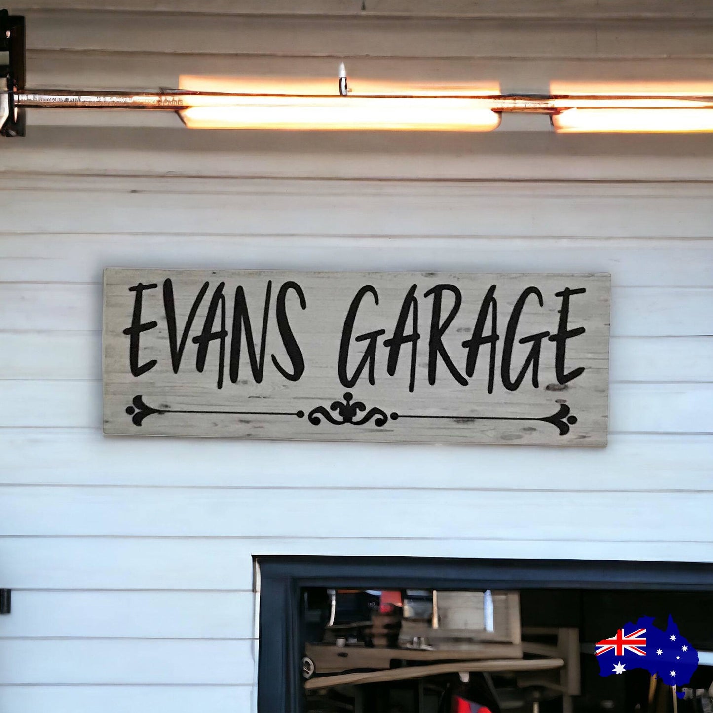 Garage Vintage Custom Personalised Sign - The Renmy Store Homewares & Gifts 