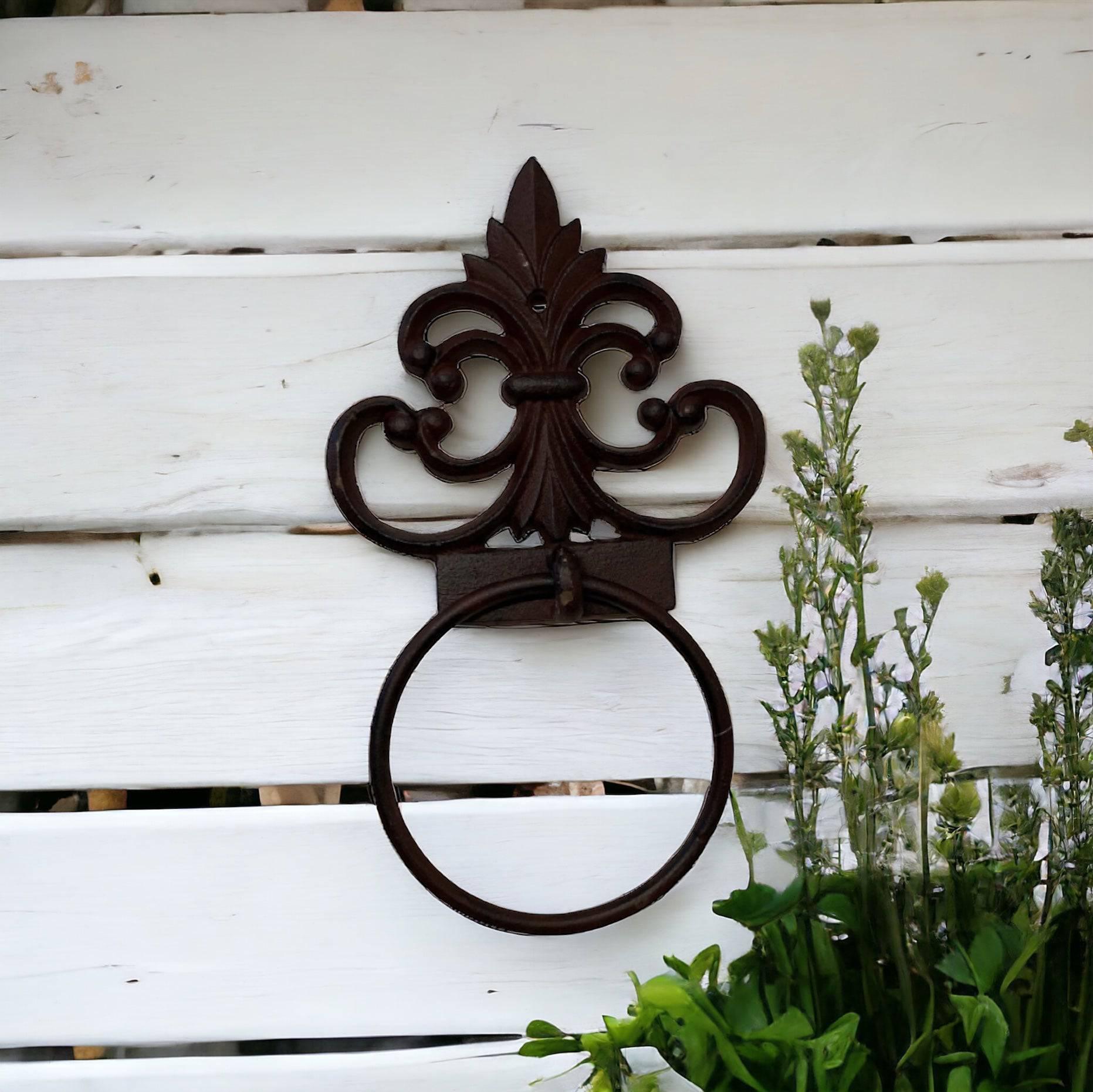 Towel Holder Vintage Iron - The Renmy Store Homewares & Gifts 