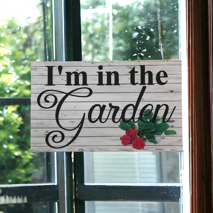 In The Garden Gardener Sign - The Renmy Store Homewares & Gifts 