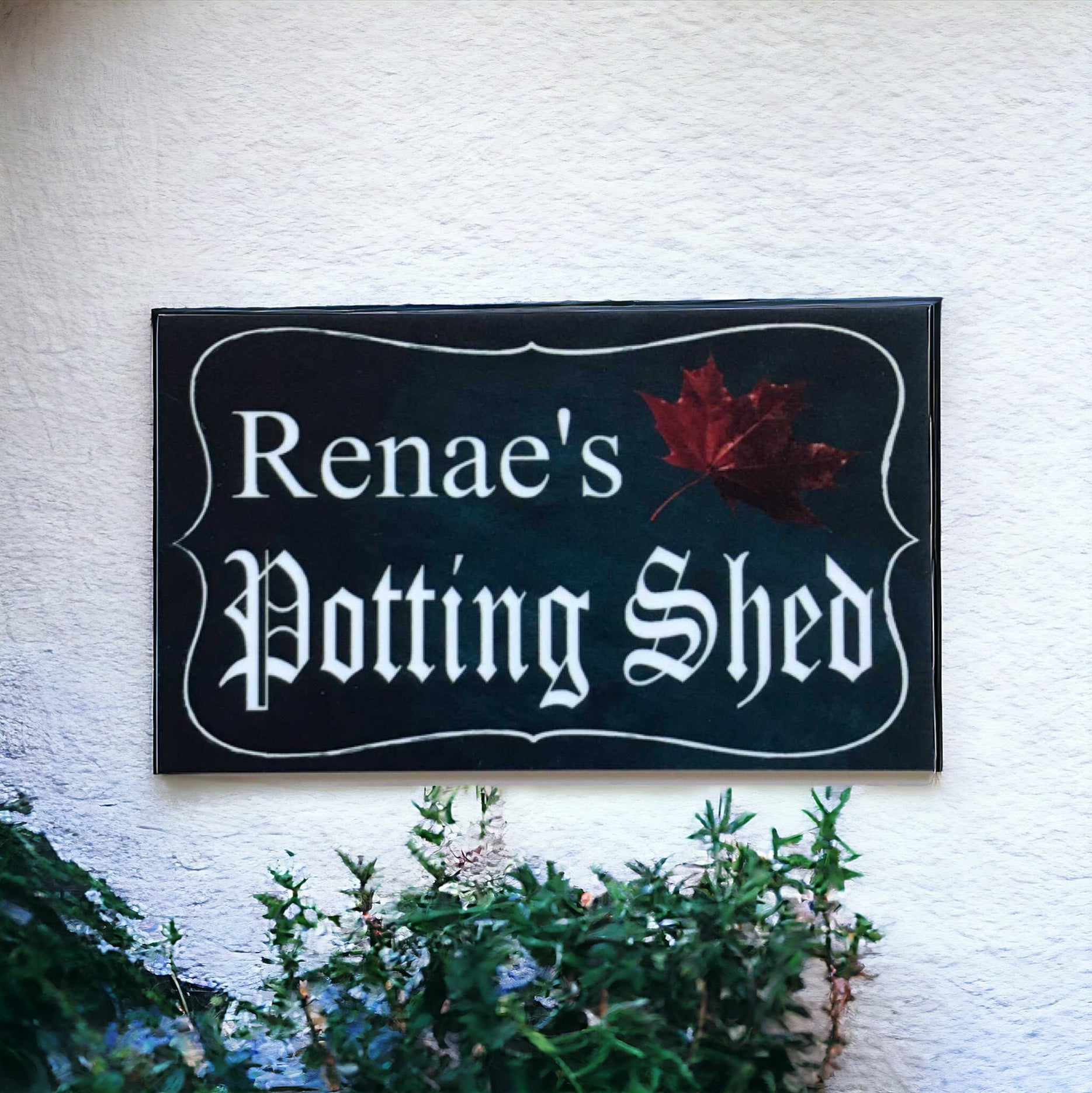 Potting Shed Personalised Custom Garden Sign - The Renmy Store Homewares & Gifts 