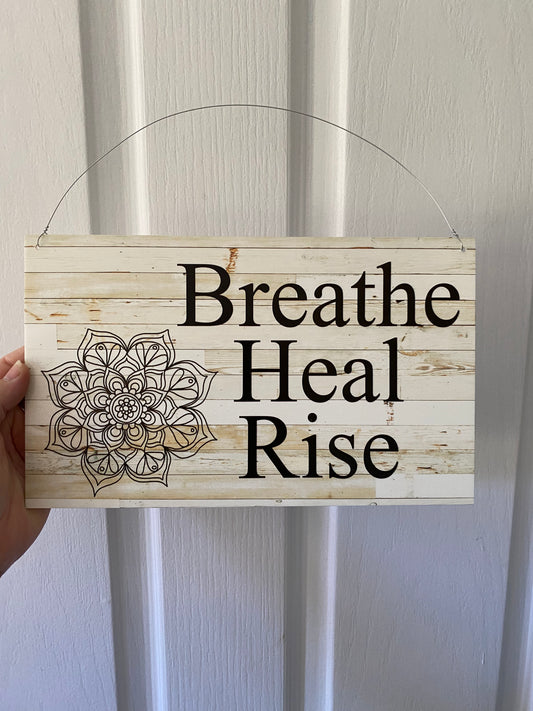 Mandala Boho Personalised Custom Sign