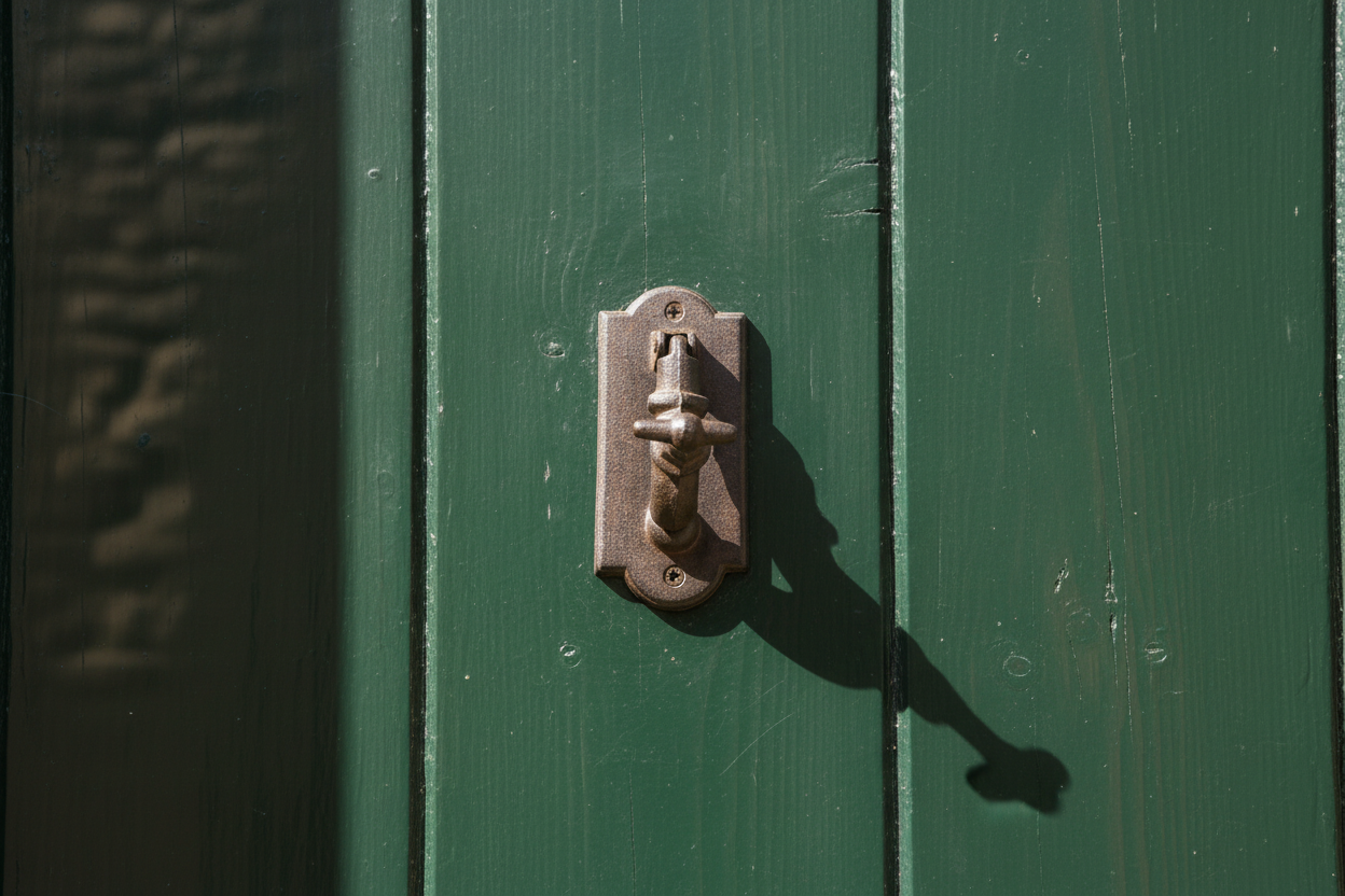 Door Knocker Tap Vintage Garden Cast Iron