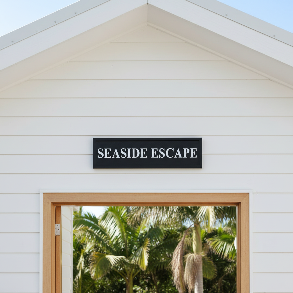 Custom Personalised Timber Vintage Sign | House Residence Property Name Sign | Aussie Made
