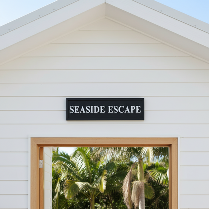 Custom Personalised Timber Vintage Sign | House Residence Property Name Sign | Aussie Made