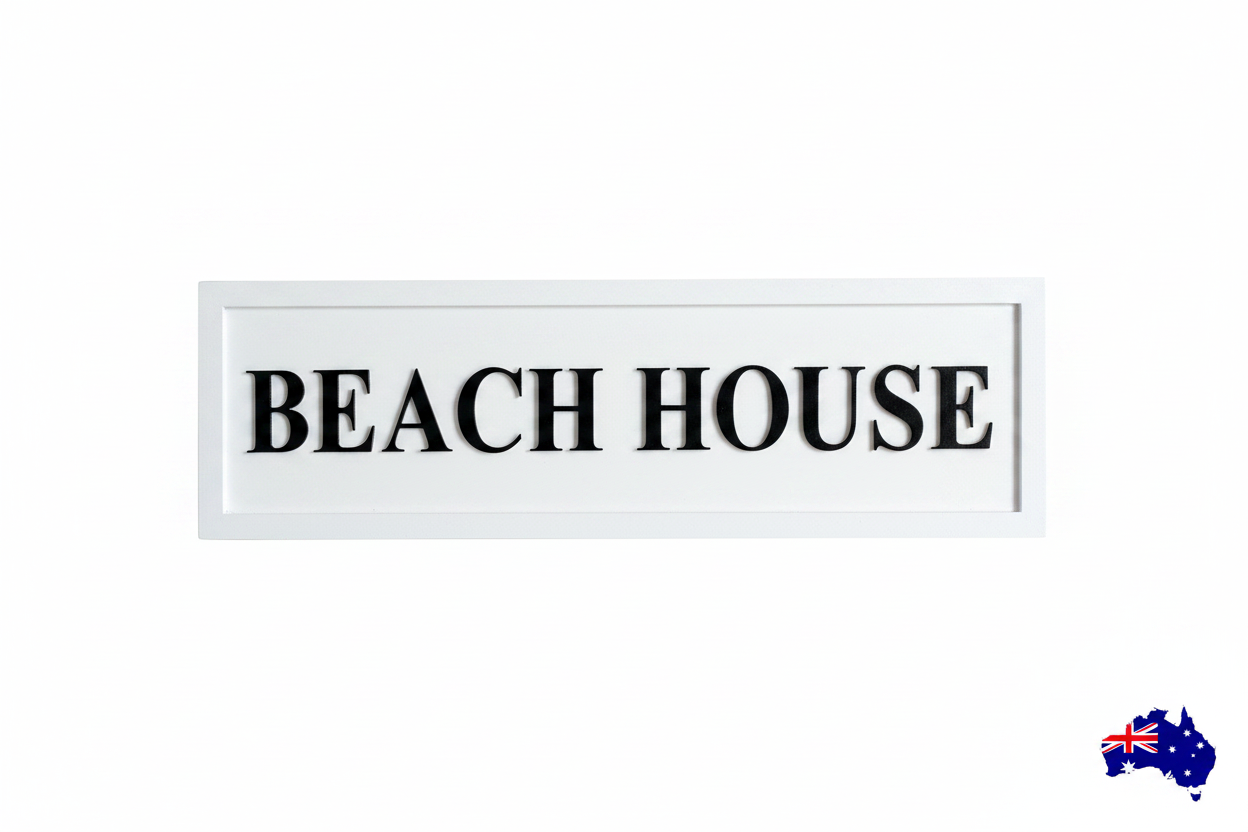Custom Personalised Timber Vintage Sign | House Residence Property Name Sign | Aussie Made