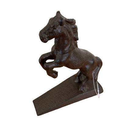 Horse Rearing Door Stop Cast Iron - The Renmy Store Homewares & Gifts 