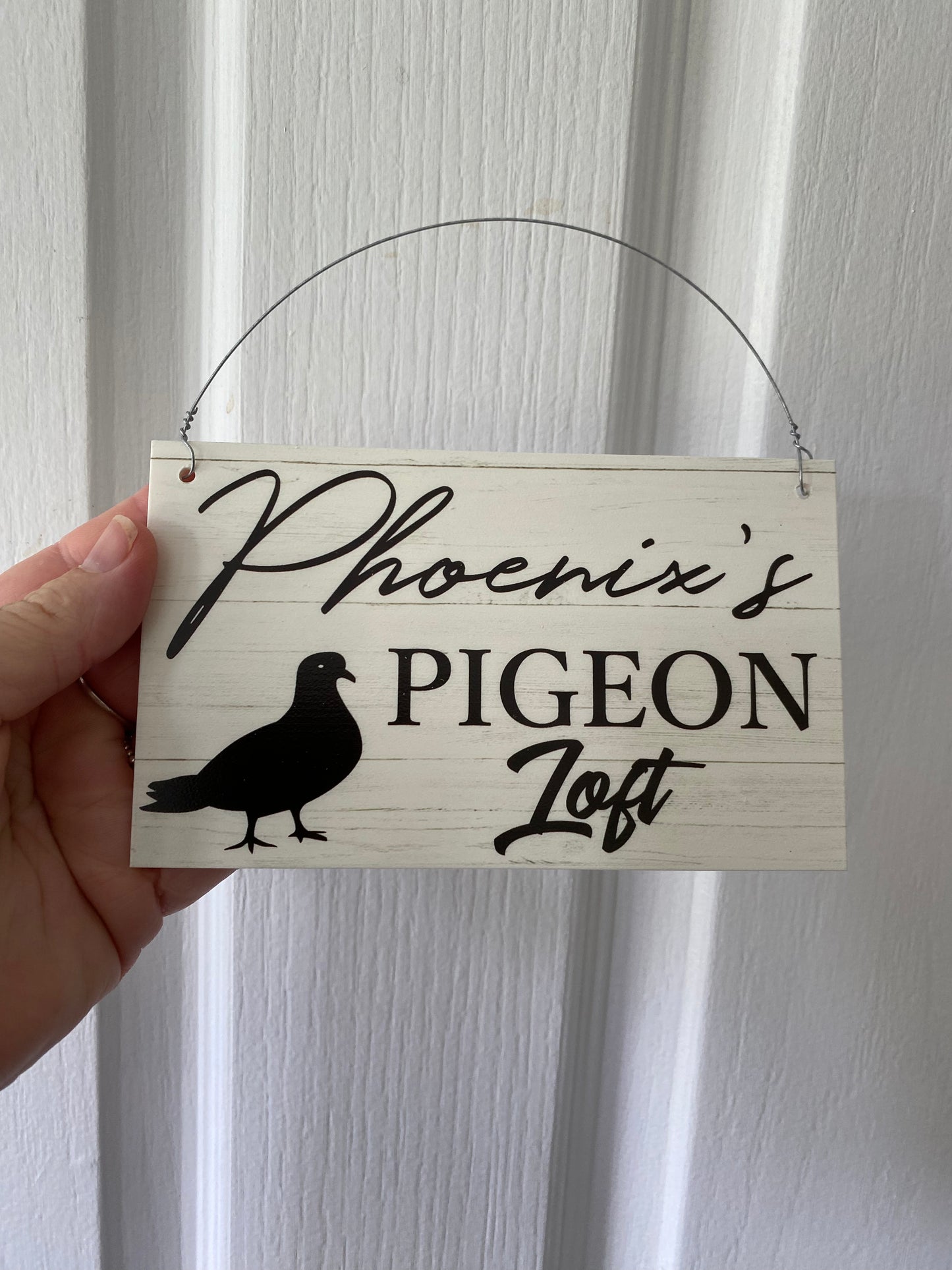 Custom Pigeon Coop Sign - Pigeon Loft Sign - Personalised Large Format Signage - Australian Made