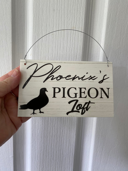 Custom Pigeon Coop Sign - Pigeon Loft Sign - Personalised Large Format Signage - Australian Made