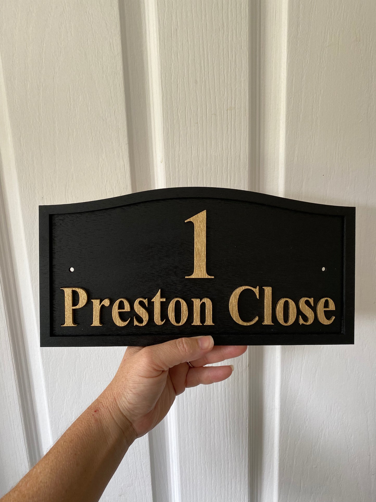 Custom Timber Sign - Personalised Cottage House Business Name - Australian Made