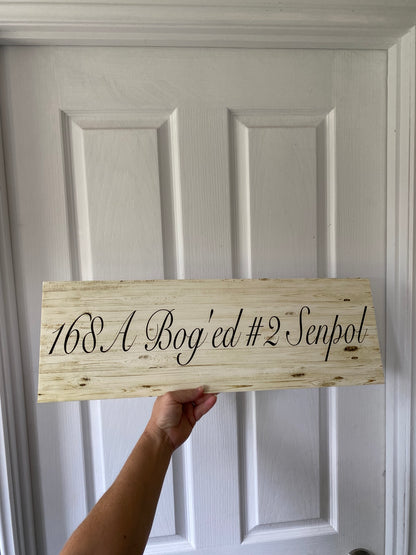 Custom Family Residence Sign - Personalised House Signage - Australian Made
