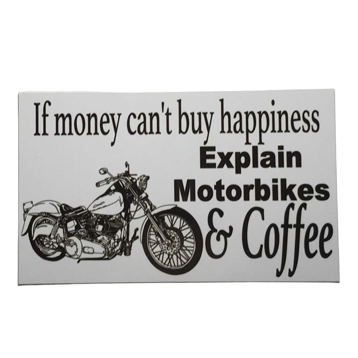 Motor Bikes Motorcycle Coffee Sign