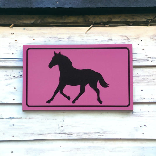 Horse Pink Sign - The Renmy Store Homewares & Gifts 