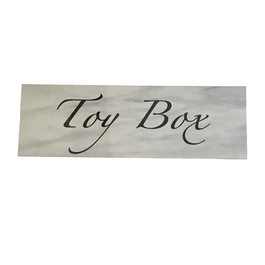 Toy Box Box DIY Sign - The Renmy Store Homewares & Gifts 