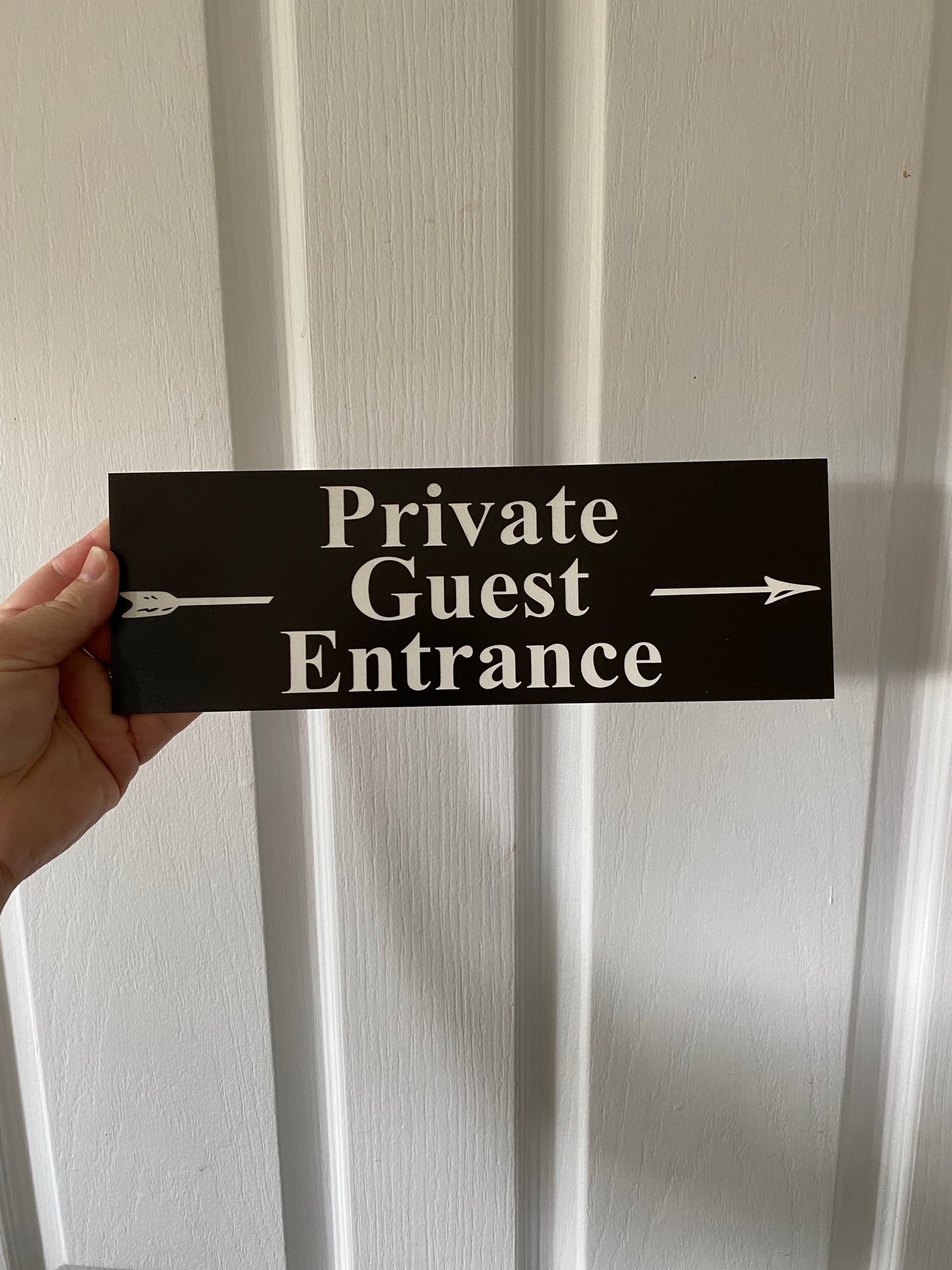 Custom Arrow Sign - Directional Parking Welcome Aussie Made